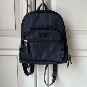 NWOT Roots “Denim” Blue Backpack with Durable Design small sized